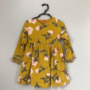 Girls yellow dress